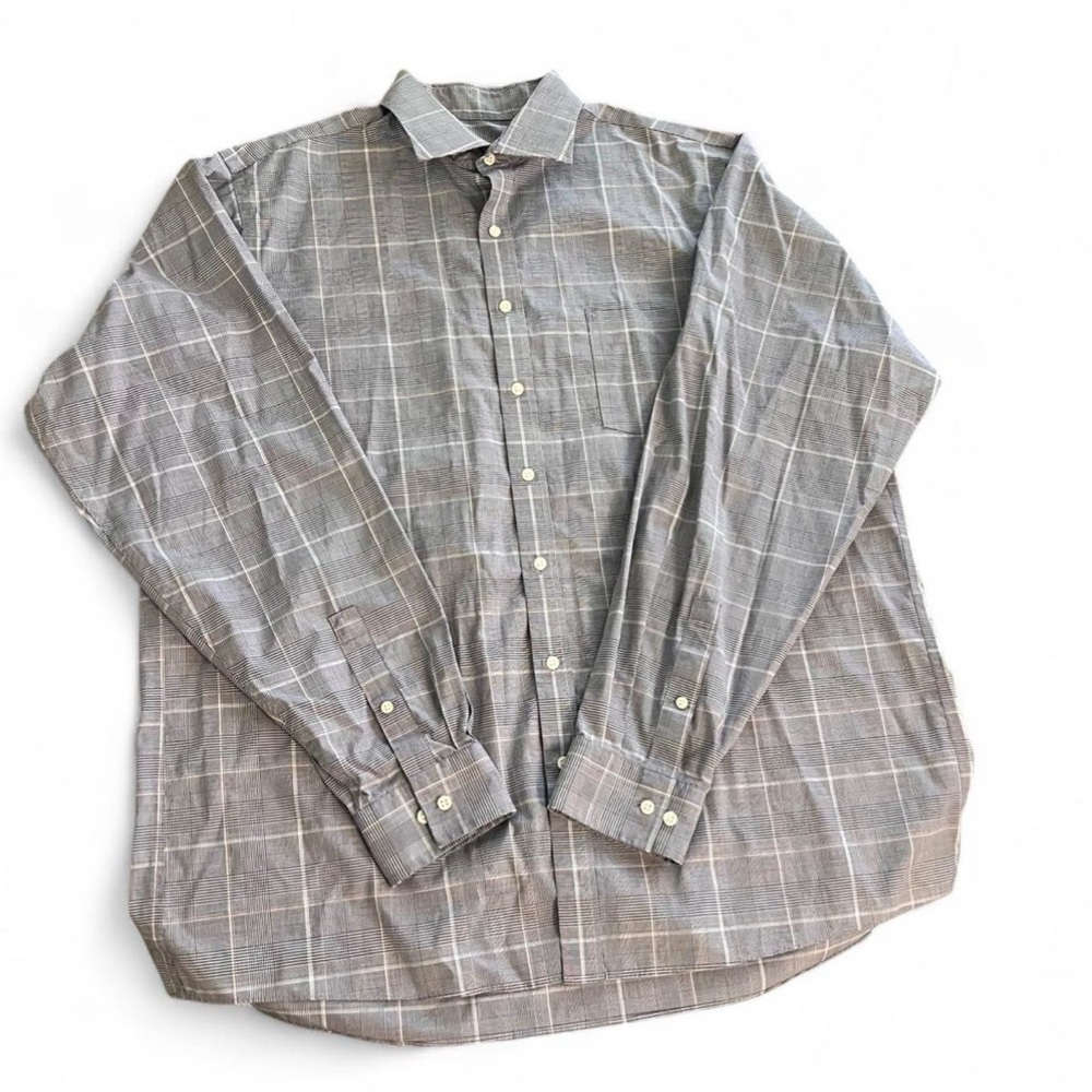 Michael Kors‎ mens tall fit dress shirt Airsoft stretch 18 38/39